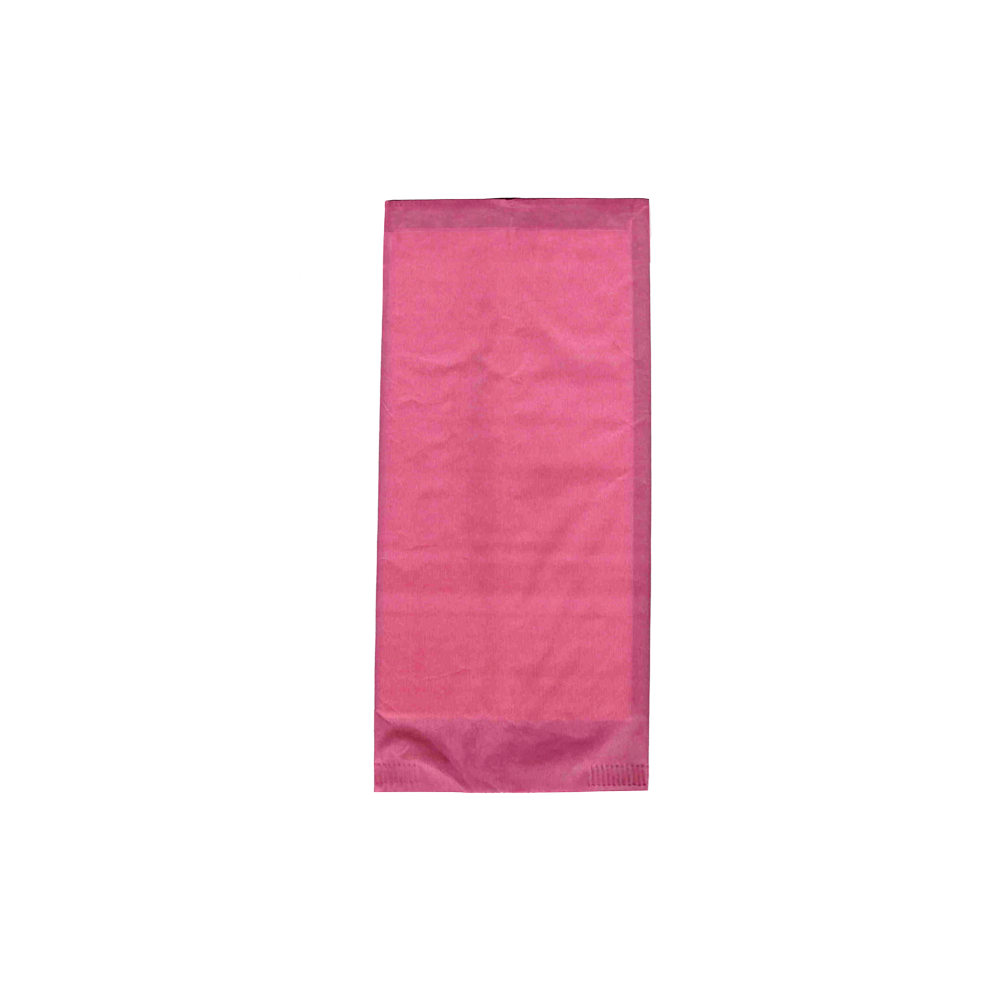 Busta portaposate + Tovagliolo 38X38 rosa